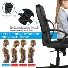 Load image into Gallery viewer, Black Purple Back Stretching Device Muscle Back Massage Relax Stretcher Posture Therapy Back Stretch Spine Pain Relief Stretcher Support Lower And Upper Muscle Pain Relief