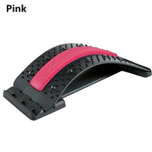 Load image into Gallery viewer, Black Purple Back Stretching Device Muscle Back Massage Relax Stretcher Posture Therapy Back Stretch Spine Pain Relief Stretcher Support Lower And Upper Muscle Pain Relief