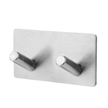 Load image into Gallery viewer, Black Robe Hook Wall Hook Towel Hook for Bathroom Stainless Steel Coat Hook Rustproof Hook Hanger for Kitchen Hardware Stainless Steel Hooks Waterproof and Oilproof Bathroom Kitchen Self Adhesive Hooks for Hanging Coat Hat Towel