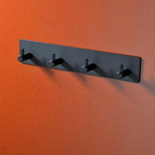 Load image into Gallery viewer, Black Robe Hook Wall Hook Towel Hook for Bathroom Stainless Steel Coat Hook Rustproof Hook Hanger for Kitchen Hardware Stainless Steel Hooks Waterproof and Oilproof Bathroom Kitchen Self Adhesive Hooks for Hanging Coat Hat Towel
