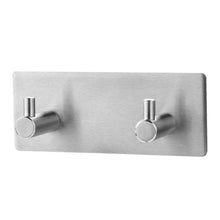 Load image into Gallery viewer, Black Robe Hook Wall Hook Towel Hook for Bathroom Stainless Steel Coat Hook Rustproof Hook Hanger for Kitchen Hardware Stainless Steel Hooks Waterproof and Oilproof Bathroom Kitchen Self Adhesive Hooks for Hanging Coat Hat Towel