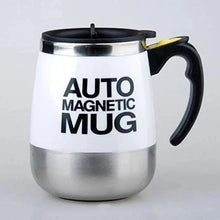 Load image into Gallery viewer, Black Smart Lazy Automatic Stainless Steel Self Stirring Magnetic Mug Creative Coffee Mixing Cup Automatic Self Mixing & Spinning Cup Cute Christmas Birthday Gift Idea For Men And Women