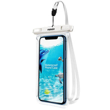 Load image into Gallery viewer, Black White Full View Waterproof Case for Phone Underwater Snow Transparent Swimming Pouch Big Mobile Phone Covers Waterproof Mobile Phone Case Underwater Waterproof Iphone Case