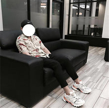 Load image into Gallery viewer, Black Womens Breathable Sneakers Spring Mesh Sneakers Woman Elegant Casual Sneakers Outdoor Sport Summer Couple Cushion Flats Running Womens Sneakers
