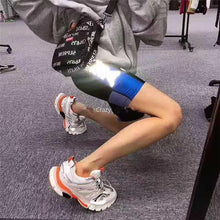Load image into Gallery viewer, Black Womens Breathable Sneakers Spring Mesh Sneakers Woman Elegant Casual Sneakers Outdoor Sport Summer Couple Cushion Flats Running Womens Sneakers