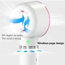 Load image into Gallery viewer, Bladeless Handheld Fan for Eyelash Extension