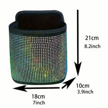 Load image into Gallery viewer, Bling Rhinestones Car Trash Can