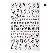 Load image into Gallery viewer, Blue Butterfly 3D Nail Stickers Flowers Leaves Self Adhesive Transfer Sliders Wraps Manicures Foils Decorations Decoration Tattoo Manicure Transfer Nail Decals Flowers Butterfly Designs Nails Supply Manicure Tips Design Nail Decoration