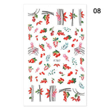 Load image into Gallery viewer, Blue Butterfly 3D Nail Stickers Flowers Leaves Self Adhesive Transfer Sliders Wraps Manicures Foils Decorations Decoration Tattoo Manicure Transfer Nail Decals Flowers Butterfly Designs Nails Supply Manicure Tips Design Nail Decoration