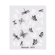 Load image into Gallery viewer, Blue Butterfly 3D Nail Stickers Flowers Leaves Self Adhesive Transfer Sliders Wraps Manicures Foils Decorations Decoration Tattoo Manicure Transfer Nail Decals Flowers Butterfly Designs Nails Supply Manicure Tips Design Nail Decoration