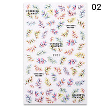 Load image into Gallery viewer, Blue Butterfly 3D Nail Stickers Flowers Leaves Self Adhesive Transfer Sliders Wraps Manicures Foils Decorations Decoration Tattoo Manicure Transfer Nail Decals Flowers Butterfly Designs Nails Supply Manicure Tips Design Nail Decoration
