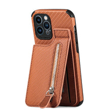 Load image into Gallery viewer, Blue Cards Wallet Leather Phone Case For Iphone 14 Plus 13 12 Mini 11 Pro Max X Xs Xr Men Luxury Business Purse Card Holder Cover Phone Case With Card Sleeve Men Phone Case