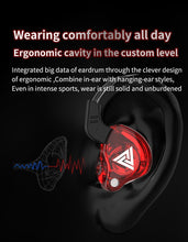 Load image into Gallery viewer, Blue Gaming Bass 3.5mm In-Ear Earphone Game Headset Noise Driver Gaming Earbuds Headset with Dual Mic Detachable & Built-in and Volume Control For Mobile Gaming PC Cancelling Earbuds With Mic
