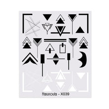 Load image into Gallery viewer, Blue Marble Water Decal Sticker Wave Line Flower Leaf Tree Summer Slider Decor For Manicuring Nail Art Watermarks Curve Graffiti Nail Design for Acrylic Nail Supplies Designer Nail Decorations for Women Girls Kids