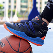 Load image into Gallery viewer, Blue Men High Quality Basketball Sneakers Boys Basket Shoes Autumn High Top Anti-Slip Outdoor Sports Shoes Trainer Professional Anti Slip Sports Sneakers