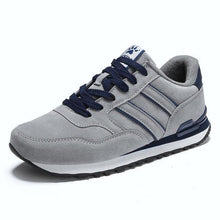 Load image into Gallery viewer, Blue Mens Casual Shoes Comfortable Sneakers Artificial Leather Male Spring Flats Trainers Outdoor Mens Casual Sports High Quality Sneaker Sport Walking Fashion Sneakers