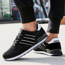 Load image into Gallery viewer, Blue Mens Casual Shoes Comfortable Sneakers Artificial Leather Male Spring Flats Trainers Outdoor Mens Casual Sports High Quality Sneaker Sport Walking Fashion Sneakers
