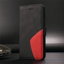 Load image into Gallery viewer, Blue PU Leather Wallet Flip Phone Case Cover For iPhone 13 Pro Max Case Leather Flip Cover iPhone 13 Pro Phone Case For iPhone 12 Mini 14 11 8 7 6 6s Plus 5 5s Case