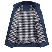 Load image into Gallery viewer, Blue Spring Autumn Casual Solid Fashion Slim Jacket Men Overcoat Jackets Men's Jacket Men's Lightweight Windbreaker Stretch Athletic Outdoor Golf Jacket