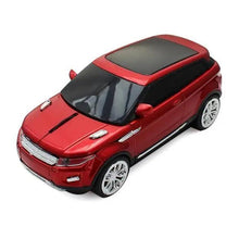 Load image into Gallery viewer, Blue Wireless Optical Mouse Sports Car Shaped Mouse 1600 DPI Office School Mice For Computer And Laptop Comfortable For Every Use