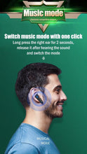 Load image into Gallery viewer, Bluetooth 5.0 Gaming Headset Workout Music Earphones Earbuds With Mic Bass Audio Quality Sound Wireless Headphones Sports Headphones Wearable Sweatproof Easy Pairing Headset For Sport Black