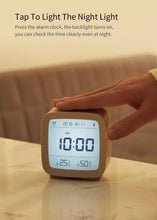 Load image into Gallery viewer, Bluetooth Alarm Clock Temperature Humidity Display LCD Screen Adjustable Clock Dual Alarm Clock with Night Light, Alarm Clock for Kids Small Alarm Clock for Home Bedroom Travel USB Powered Cute Design Nightlight With APP Smart Home