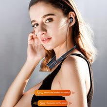Load image into Gallery viewer, Bluetooth-Compatible Magnetic Neckband Headphone Wireless Earphone Sport Headset Noise Cancelling Microphone Bluetooth Over Ear Headphones, Wireless 5.0/Wired Headset, 55Hrs Playtime, Hi-Fi Stereo Deep Bass, Soft Earmuffs & Light Weight