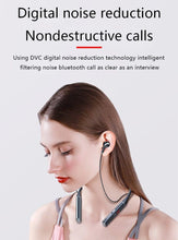 Load image into Gallery viewer, Bluetooth-Compatible Magnetic Neckband Headphone Wireless Earphone Sport Headset Noise Cancelling Microphone Bluetooth Over Ear Headphones, Wireless 5.0/Wired Headset, 55Hrs Playtime, Hi-Fi Stereo Deep Bass, Soft Earmuffs & Light Weight