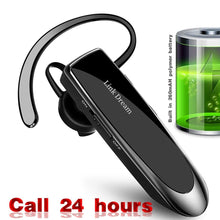 Load image into Gallery viewer, Bluetooth Earpiece V5.0 Wireless Handsfree Headset With Microphone 24 Hrs Driving Headset 30 Days Standby Time Bluetooth Music Headset Waterproof Earphone Works On All Smartphones Sport Wireless Earphones