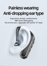 Load image into Gallery viewer, Bluetooth Headset Wireless Earpiece Bluetooth 5.0 Earphones Elegant Business Over Ear Headphones Noise Isolating Wireless Ergonomic Earbuds For Clear Calls Stereo Office Headset With Mic Black
