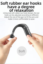 Load image into Gallery viewer, Bluetooth Headset Wireless Earpiece Bluetooth 5.0 Earphones Elegant Business Over Ear Headphones Noise Isolating Wireless Ergonomic Earbuds For Clear Calls Stereo Office Headset With Mic Black