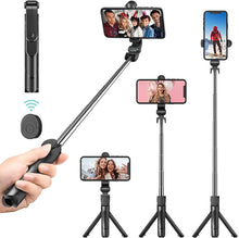 Load image into Gallery viewer, Bluetooth Selfie Stick Tripod