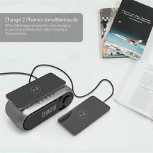 Load image into Gallery viewer, Bluetooth Speaker Wireless Charger with Alarm Clock