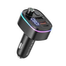 Load image into Gallery viewer, Bluetooth V5.0 FM Transmitter USB Car Charger