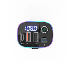 Load image into Gallery viewer, Bluetooth V5.0 FM Transmitter USB Car Charger