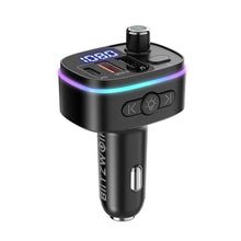 Load image into Gallery viewer, Bluetooth V5.0 FM Transmitter USB Car Charger