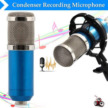 Load image into Gallery viewer, BM-800 Condenser Sound Recording Microphone with Shock Mount for Radio Braodcasting