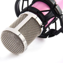 Load image into Gallery viewer, BM-800 Condenser Sound Recording Microphone with Shock Mount for Radio Braodcasting