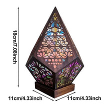 Load image into Gallery viewer, Bohemian Diamond Pole Star Projector Night Light