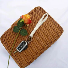 Load image into Gallery viewer, Boho Handmade Wristlet Bracelet Keyring