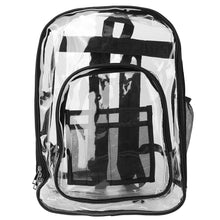 Load image into Gallery viewer, Book Bag Waterproof PVC Clear Backpack 5.3Gal with Reinforced Strap