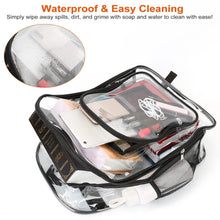 Load image into Gallery viewer, Book Bag Waterproof PVC Clear Backpack 5.3Gal with Reinforced Strap