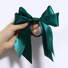 Load image into Gallery viewer, Bow-Knot Elastic Hair Bands Accessories Fashion Hair Band Long Ribbon Bow Ponytail Hair Tie Scrunchies Ponytail Holder Accessories for Women And Girls