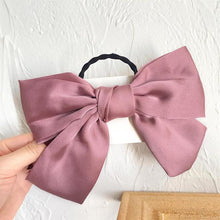 Load image into Gallery viewer, Bow-Knot Elastic Hair Bands Accessories Fashion Hair Band Long Ribbon Bow Ponytail Hair Tie Scrunchies Ponytail Holder Accessories for Women And Girls