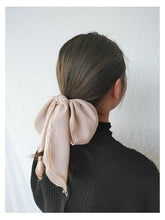 Load image into Gallery viewer, Bowknot Hair Scrunchies For Women Girls Sweet Elastic Hair Bands Elegant Hair Tie Rope Rubber Band Hair Gum Gorgeous Hair Accessories For Women