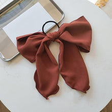 Load image into Gallery viewer, Bowknot Hair Scrunchies For Women Girls Sweet Elastic Hair Bands Elegant Hair Tie Rope Rubber Band Hair Gum Gorgeous Hair Accessories For Women