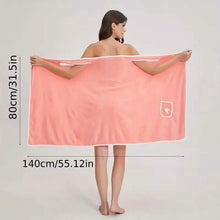 Load image into Gallery viewer, Bowknot Wearable Bath Towel for Adults