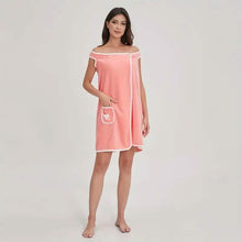 Load image into Gallery viewer, Bowknot Wearable Bath Towel for Adults