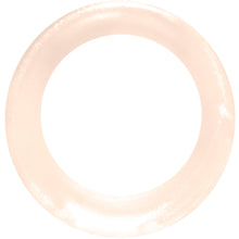 Load image into Gallery viewer, Thin Flexible Peach Silicone Tunnel Plug Set 11mm to 25mm