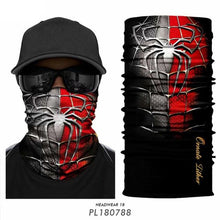 Load image into Gallery viewer, Breathable Mask Bandana Neck Gaiter Cycling Face Mask Hiking Scarves Headband Summer Balaclava Neck Gaiter Tubular Buff Bandana Scarf Headgear Bicycle Half Mask Face Cover Venom Headband Summer Men Beanie Hat Windproof Head Scarves Neck